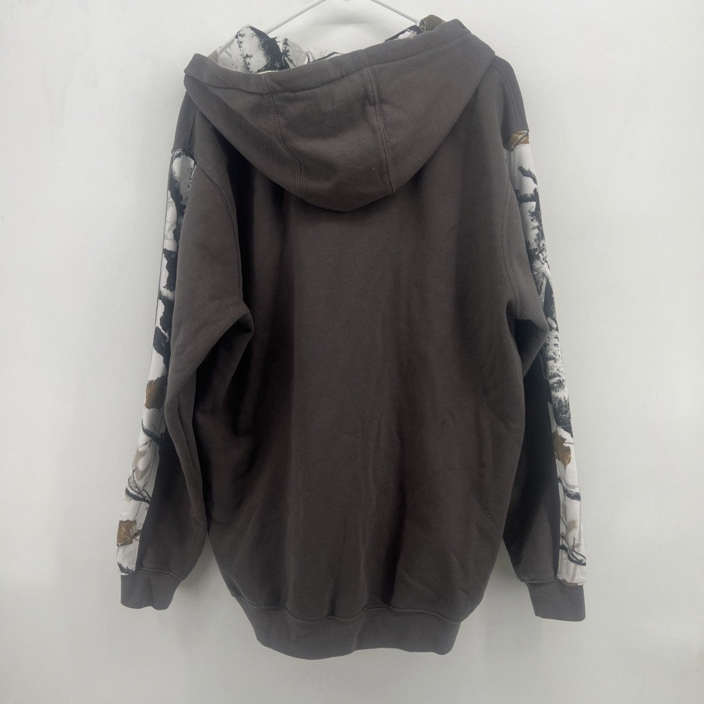 Legendary Whitetails Men's Sweater Hoodie Dear Hunting Style Pockets Gray Size L - Picture 9 of 9